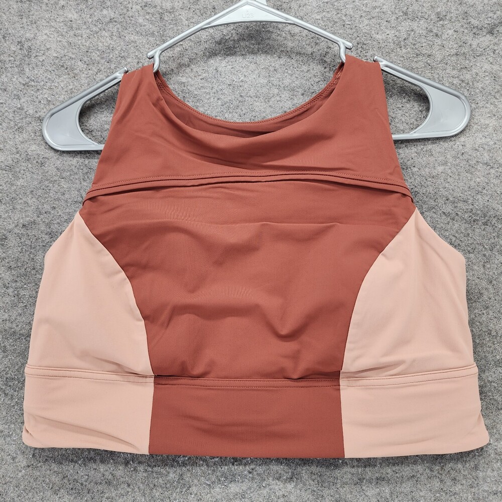 Lululemon Sports Bra Womens Medium Brown Detours Welcome